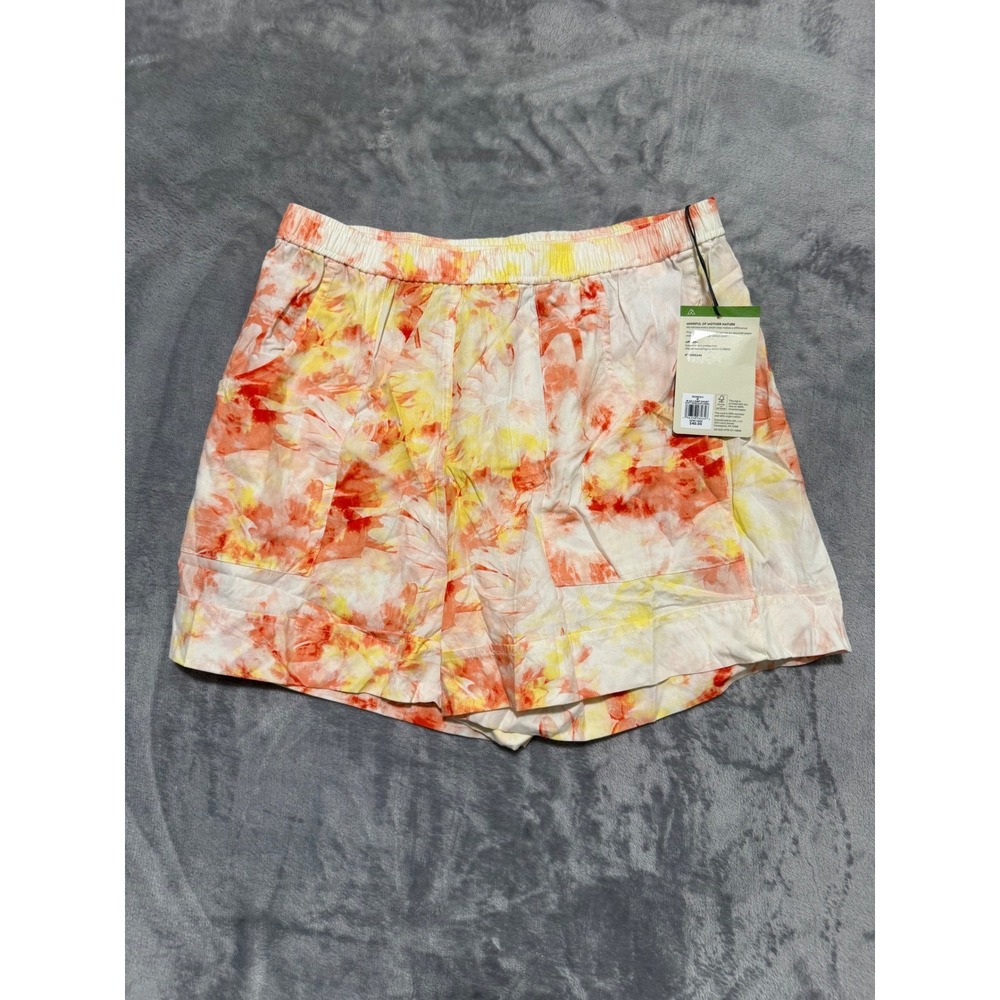 All In Motion Camp Short Womens M Peach Floral UPF 50+ Utility Hiking Pockets